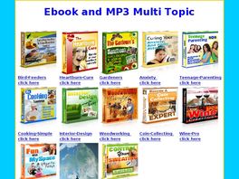 Go to: 75% Earning, Ebook 08opale: Anxiety, Gardener, Parenting, Cook,Bird.