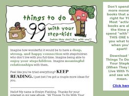 Go to: 99 Things To Do With Your Stepkids (when They Dont Live With You!