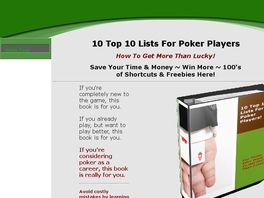 Go to: 10 Top 10 Lists For Poker Players!