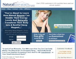 Go to: Natural Sleep Secrets - Cure Insomnia.