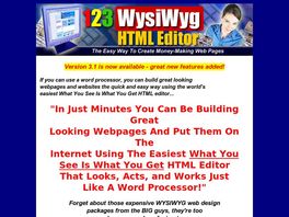 Go to: 123 Wysiwyg HTML Editor