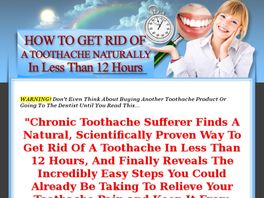 Go to: 12 Hour Toothache Cure - Tooth Ache.