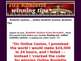 Go to: Fast Roulette System.