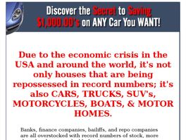 Go to: How To Buy Cars At Auctions