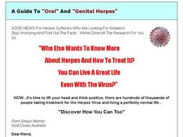 Go to: "the Ultimate Guide To Herpes"