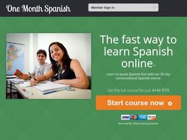 Go to: One Month Spanish - Hot New Rapid Language Program