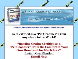 Go to: Pet Grooming School, Get Certified Online, World Wide!