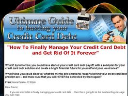 Go to: Ultimate Guide To Busting Your Credit Card Debt.