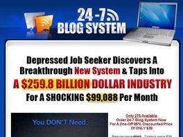 Go to: Wow! ** 70% Commission ** Ethan Reed presents 24-7 Blog System