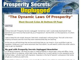 Go to: Prosperity Secrets Unplugged.