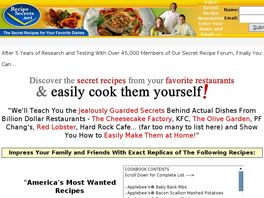 Go to: As Seen On Tv. Make Your Favorite Restaurant Dishes At Home!