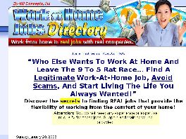 Go to: Work At Home Online Jobs - Work From Home