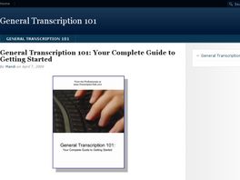 Go to: General Transcription 101.