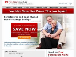 Go to: Foreclosure Listings Canada - $205.30 Per Sale! 75% Recurring!