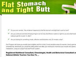Go to: Flat Stomach And Tight Butt "30 Days To A New You"