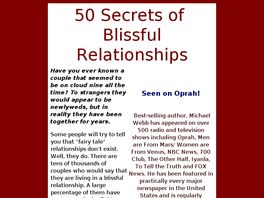 Go to: 50 Secrets Of Blissful Relationships.