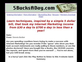 Go to: 5 Bucks A Day.