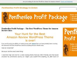 Go to: Penthesilea Blueprint - Wordpress Theme And Amazon Strategy Guide