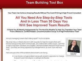 Go to: Team Building Tool Box For Busy Managers
