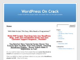 Go to: WordPress On Crack.