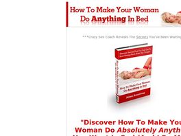 Go to: How To Make Your Woman Do Anything In Bed