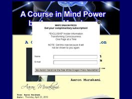 Go to: A Course In Mind Power | Catalyst For Transformation