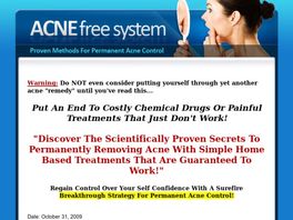 Go to: Acne Free System - Earn 50% Commissions!