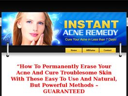 Go to: Instant Acne Remedy