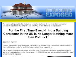 Go to: Builder Secrets Exposed