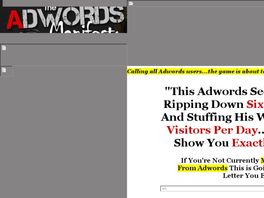 Go to: The AdWords Manifesto