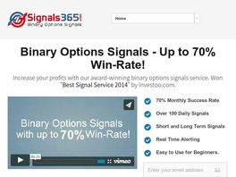 Go to: Signals365.com Binary Options Signals