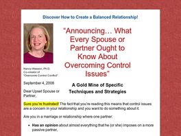 Go to: Overcome Control Conflict