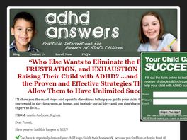 Go to: Adhd Answers: Practical Interventions For Parents Of Adhd Children.