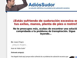 Go to: Adios Sudor - Altas Conversiones, Poca Competencia!