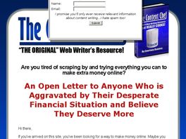 Go to: The Content Chef - Make Money Online.