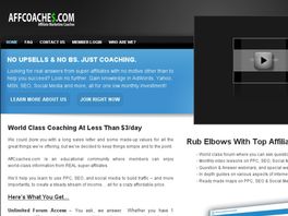 Go to: Affiliate Marketing Coaches - Earn 50% Recurring.