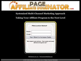 Go to: Affiliate Page Dominator