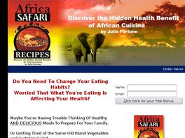 Go to: Africa Safari Recipes/Cookbook - Nutritious Foods.
