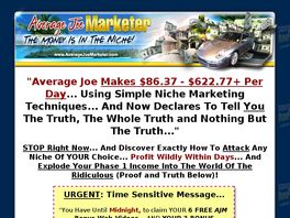 Go to: Average Joe Marketer Package