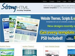 Go to: StrongHTML - 35 Premium Templates Package w/Psd Files! 50% Commission