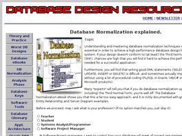 Go to: Database Normalization Ebook(r.