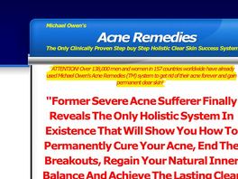 Go to: Acne Remedies - Brand New Revolutionary Marketing Website