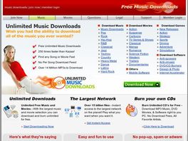 Go to: AllMusicDownloads.com - Payout Now Raised To 75% - Lowest Refunds !