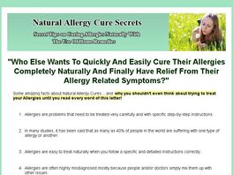 Go to: Cure Allergies Completely Naturally