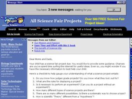 Go to: Science Fair Projects Made Easy.