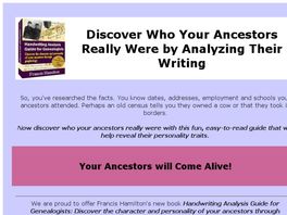 Go to: Handwriting Analysis Guide For Genealogists.