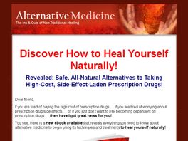 Go to: Alternative Medicine.