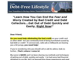 Go to: Heres How You Can Get Out Of Bad Debt And Have A Debt-Free Lifestyle.