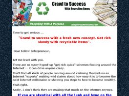 Go to: Guaranteed Wealth Building Methods Through Recycling Items.