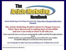 Go to: The Article Marketing Handbook.